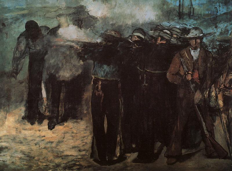 Edouard Manet Study for The Execution of the Emperor Maximillion oil painting image